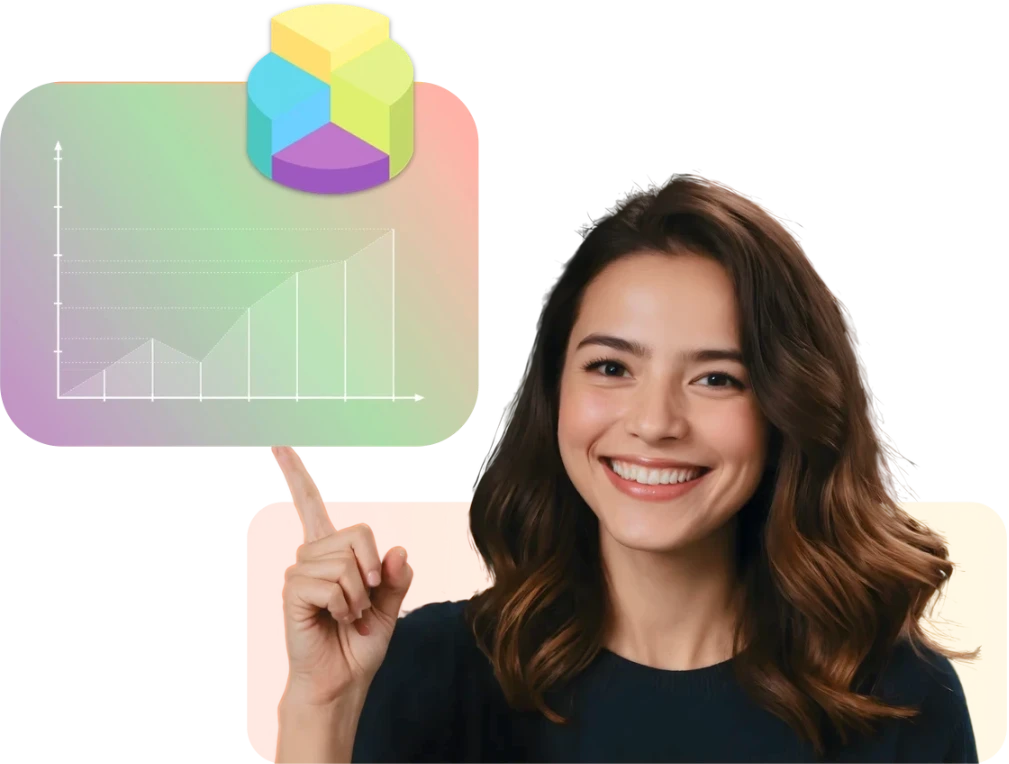 seo stats person pointing