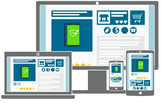 website screen design